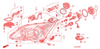 SCHEINWERFER(AFS) für Honda CR-V EX 5 Türen 6 gang-Schaltgetriebe 2008