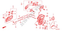 TUERSCHLOESSER, HINTEN/ AEUSSERER GRIFF(1) für Honda CR-V DIESEL 2.2 ELEGANCE/SPORT 5 Türen 6 gang-Schaltgetriebe 2008
