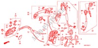 TUERSCHLOESSER, VORNE/ AEUSSERER GRIFF(2) für Honda CR-V RVSI 5 Türen 5 gang automatikgetriebe 2008