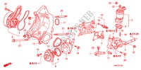 WASSERPUMPE(2.4L) für Honda CR-V RV-SI 5 Türen 5 gang automatikgetriebe 2008