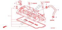 ZYLINDERKOPFDECKEL (DIESEL) für Honda CR-V DIESEL 2.2 ELEGANCE/SPORT 5 Türen 6 gang-Schaltgetriebe 2008