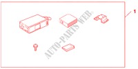 8 CD WECHSLER für Honda CR-V DIESEL 2.2 COMFORT 5 Türen 6 gang-Schaltgetriebe 2010