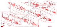 ANTRIEBSWELLE, VORNE/HALBWELLE(2.4L) für Honda CR-V RV-SI 5 Türen 6 gang-Schaltgetriebe 2010