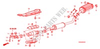 AUSPUFFROHR/SCHALLDAEMPFER(DIESEL)(1)('09) für Honda CR-V DIESEL 2.2 ES 5 Türen 6 gang-Schaltgetriebe 2009