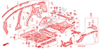 BODEN/INNENBLECHE für Honda CR-V ELEGANCE 5 Türen 6 gang-Schaltgetriebe 2010