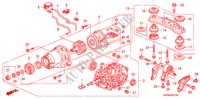 DIFFERENTIAL, HINTEN/FASSUNG für Honda CR-V ELEGANCE 5 Türen 6 gang-Schaltgetriebe 2010