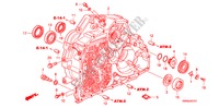 DREHMOMENTWANDLERGEHAEUSE(2.4L) für Honda CR-V EXECUTIVE 5 Türen 5 gang automatikgetriebe 2009