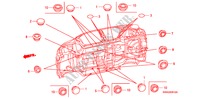 GUMMITUELLE(UNTEN) für Honda CR-V ELEGANCE 5 Türen 6 gang-Schaltgetriebe 2010