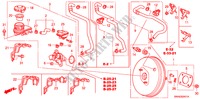 HAUPTBREMSZYLINDER/MASTER POWER(RH) für Honda CR-V DIESEL 2.2 EX 5 Türen 6 gang-Schaltgetriebe 2010