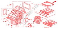 HEIZGEBLAESE(LH) für Honda CR-V DIESEL 2.2 S&L PACK 5 Türen 6 gang-Schaltgetriebe 2009