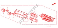 HEIZUNGSREGLER(LH) für Honda CR-V DIESEL 2.2 COMFORT 5 Türen 5 gang automatikgetriebe 2010