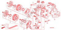 KLIMAANLAGE(2.0L)(KOMPRESSOR) für Honda CR-V ELEGANCE/LIFESTYLE 5 Türen 6 gang-Schaltgetriebe 2010