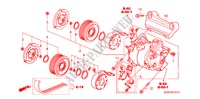 KLIMAANLAGE(2.4L)(KOMPRESSOR) für Honda CR-V ELEGANCE 5 Türen 6 gang-Schaltgetriebe 2010