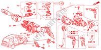 KOMBISCHALTER(RH) für Honda CR-V SE 5 Türen 6 gang-Schaltgetriebe 2010