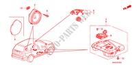 LAUTSPRECHER für Honda CR-V ELEGANCE/LIFESTYLE 5 Türen 6 gang-Schaltgetriebe 2010