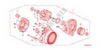 LICHTMASCHINE(DENSO)(2.0L) für Honda CR-V SE 5 Türen 6 gang-Schaltgetriebe 2010
