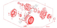 LICHTMASCHINE(DENSO)(DIESEL)('10) für Honda CR-V DIESEL 2.2 EXECUTIVE 5 Türen 5 gang automatikgetriebe 2010