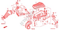 LUFTFILTER(DIESEL)('10) für Honda CR-V DIESEL 2.2 COMFORT 5 Türen 6 gang-Schaltgetriebe 2010