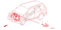 MOTORKABELBAUM, STREBE(2.4L) für Honda CR-V ELEGANCE 5 Türen 5 gang automatikgetriebe 2010