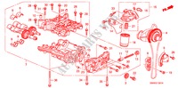 OELPUMPE(2.4L) für Honda CR-V RV-I 5 Türen 6 gang-Schaltgetriebe 2010