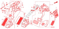 PEDAL(RH) für Honda CR-V EX 5 Türen 5 gang automatikgetriebe 2009