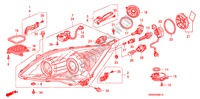 SCHEINWERFER(AFS) für Honda CR-V EXECUTIVE 5 Türen 6 gang-Schaltgetriebe 2009