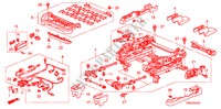 VORNE SITZKOMPONENTEN(R.)(MOTORLEISTUNG, SITZ) für Honda CR-V DIESEL 2.2 EX 5 Türen 6 gang-Schaltgetriebe 2010