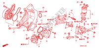 WASSERPUMPE(2.4L) für Honda CR-V RV-SI 5 Türen 6 gang-Schaltgetriebe 2009