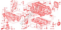 ZYLINDERBLOCK/OELWANNE(2.0L) für Honda CR-V ES 5 Türen 6 gang-Schaltgetriebe 2010