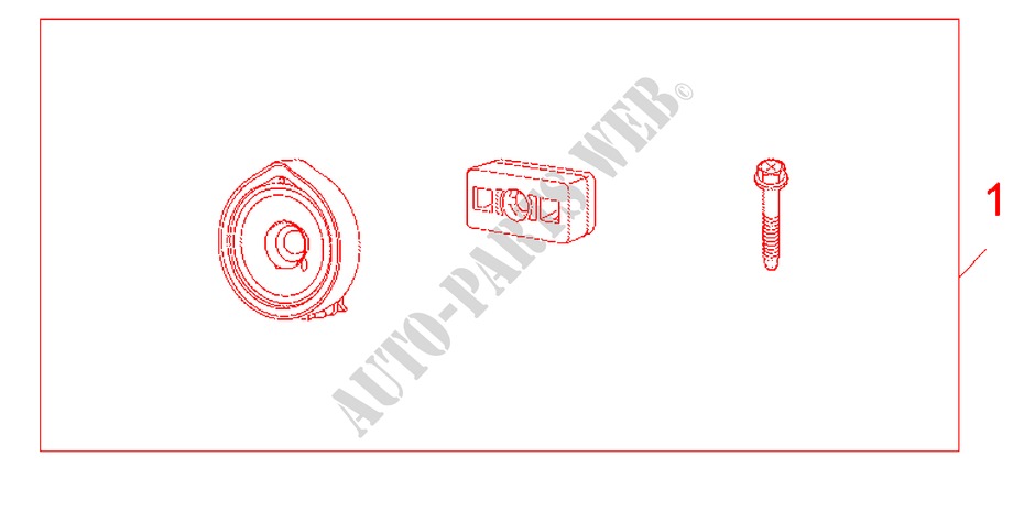 LAUTSPRECHER DUAL CONE für Honda CR-V DIESEL 2.2 ES 5 Türen 5 gang automatikgetriebe 2010