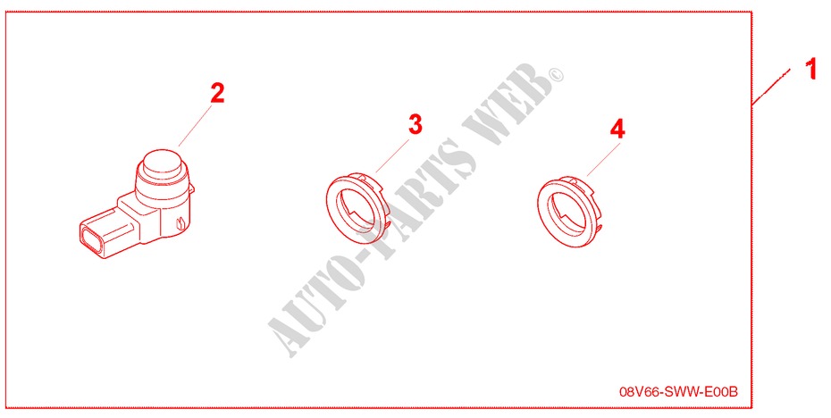 SENS & ADAPTOR NORMAL für Honda CR-V DIESEL 2.2 ES 5 Türen 5 gang automatikgetriebe 2010