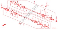 ANTRIEBSWELLE, HINTEN(1) für Honda CR-V EXECUTIVE 5 Türen 6 gang-Schaltgetriebe 2011