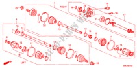 ANTRIEBSWELLE, VORNE/HALBWELLE(DIESEL) für Honda CR-V DIESEL 2.2 EXECUTIVE 5 Türen 6 gang-Schaltgetriebe 2011