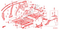 BODEN/INNENBLECHE für Honda CR-V S 5 Türen 5 gang automatikgetriebe 2011