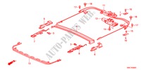 DACHGLEITTEILE für Honda CR-V 2.4 EXECUTIVE 5 Türen 6 gang-Schaltgetriebe 2011