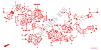 EGR STEUERVENTIL(DIESEL) für Honda CR-V DIESEL 2.2 COMFORT 5 Türen 5 gang automatikgetriebe 2011