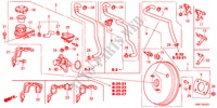HAUPTBREMSZYLINDER/MASTER POWER(RH) für Honda CR-V EX ADVANCED 5 Türen 5 gang automatikgetriebe 2011