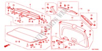 HECKKLAPPENVERKLEIDUNG für Honda CR-V ELEGANCE 5 Türen 6 gang-Schaltgetriebe 2011