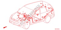 KABELBAUM(LH)(4) für Honda CR-V DIESEL 2.2 ELEGANCE LIFE 5 Türen 6 gang-Schaltgetriebe 2011