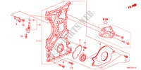 KETTENGEHAEUSE(DIESEL) für Honda CR-V DIESEL 2.2 SE RUNOUT 5 Türen 6 gang-Schaltgetriebe 2011
