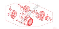 LICHTMASCHINE(DENSO)(2.0L) für Honda CR-V EXECUTIVE 5 Türen 6 gang-Schaltgetriebe 2011