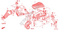 LUFTFILTER(DIESEL) für Honda CR-V DIESEL 2.2 ELEGANCE LIFE 5 Türen 5 gang automatikgetriebe 2011