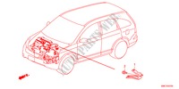 MOTORKABELBAUM, STREBE(2.4L) für Honda CR-V RV-I 5 Türen 5 gang automatikgetriebe 2011