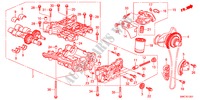 OELPUMPE(2.4L) für Honda CR-V 2.4 EXECUTIVE 5 Türen 5 gang automatikgetriebe 2011