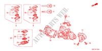 SCHLIESSZYLINDER KOMPONENTEN für Honda CR-V S 5 Türen 5 gang automatikgetriebe 2011