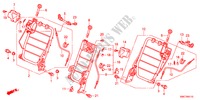 SITZKOMPONENTEN, HINTEN(1) für Honda CR-V DIESEL 2.2 ELEGANCE 5 Türen 6 gang-Schaltgetriebe 2011