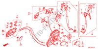 TUERSCHLOESSER, VORNE/AEUSSERER GRIFF(1) für Honda CR-V ELEGANCE 5 Türen 6 gang-Schaltgetriebe 2011