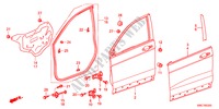 TUERTAFELN, VORNE für Honda CR-V DIESEL 2.2 EXECUTIVE 5 Türen 6 gang-Schaltgetriebe 2011
