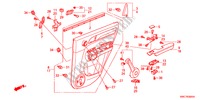 TUERVERKLEIDUNG, HINTEN für Honda CR-V EXECUTIVE 5 Türen 6 gang-Schaltgetriebe 2011