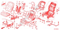 VORDERSITZ(R.) für Honda CR-V DIESEL 2.2 EXECUTIVE 5 Türen 5 gang automatikgetriebe 2011